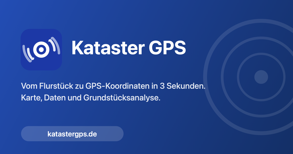 Ataster Kataster GPS — Flurstücke auf Google Maps & Satellit (Gratis)